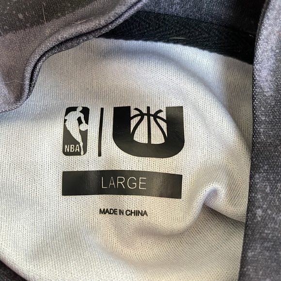 NBA Boston Celtics Black And Gray 3/4 Zip Long Sleeve Top Size Large - Picture 5 of 6